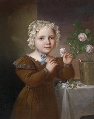 Girl with Roses by Fredric Westin